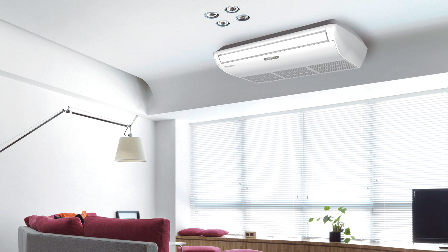 Klimatyzator przypodłogowo-podsufitowy Hisense Turbo Inverter